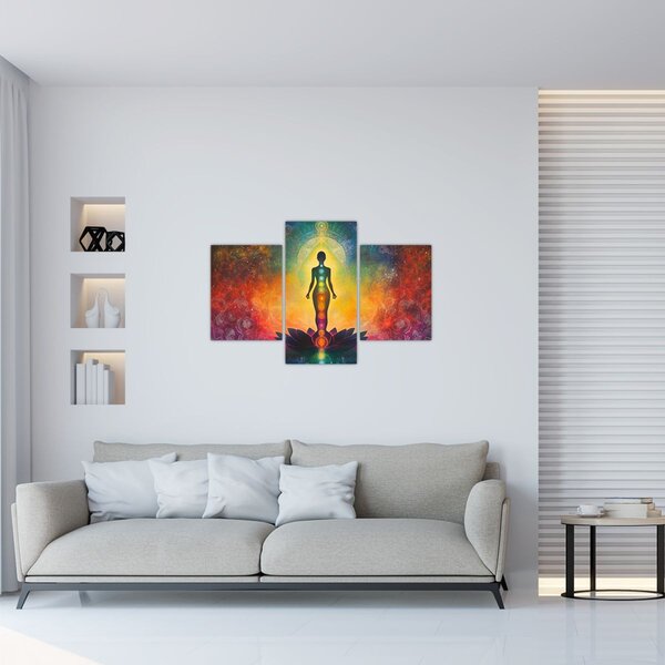 Slika - Žena i čakre (90x60 cm)