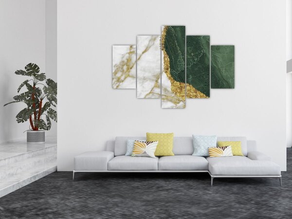 Slika - Zeleni mramor N⁰3 (150x105 cm)