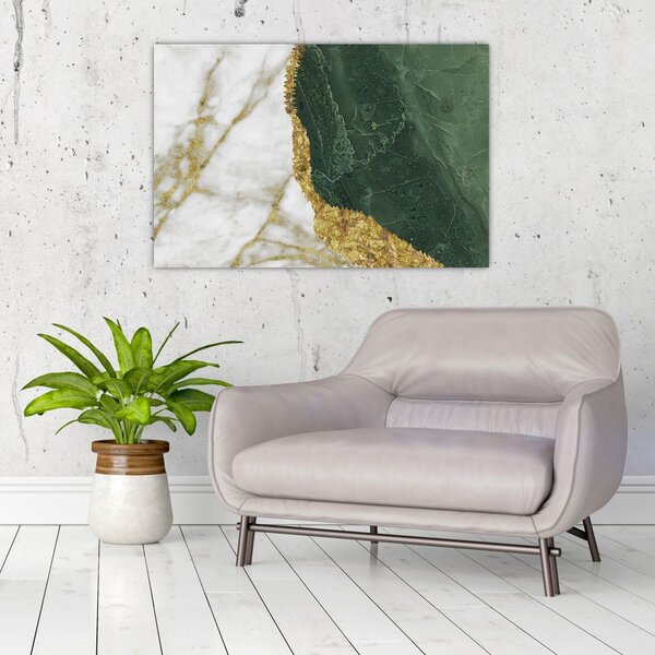Slika - Zeleni mramor N⁰3 (90x60 cm)