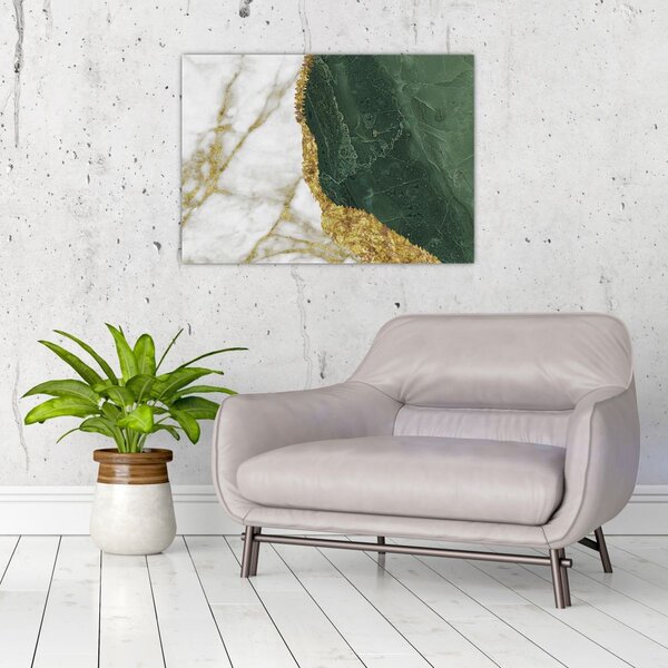 Slika - Zeleni mramor N⁰3 (70x50 cm)