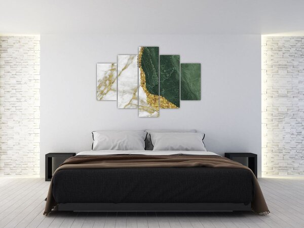 Slika - Zeleni mramor N⁰3 (150x105 cm)
