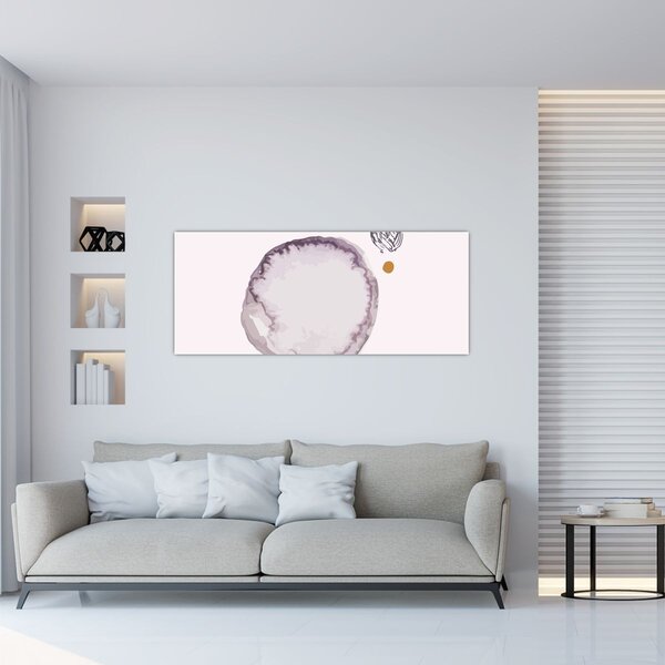 Slika - Ljubičasti minimalizam N⁰4 (120x50 cm)