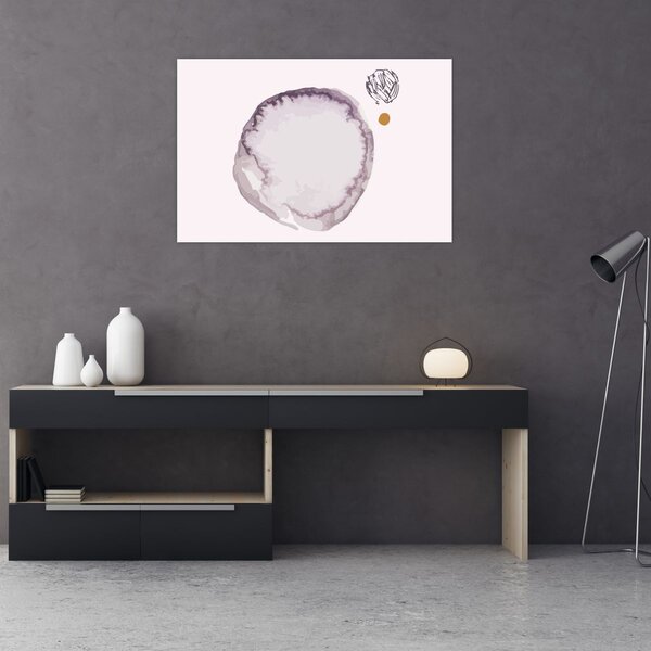 Slika - Ljubičasti minimalizam N⁰4 (90x60 cm)
