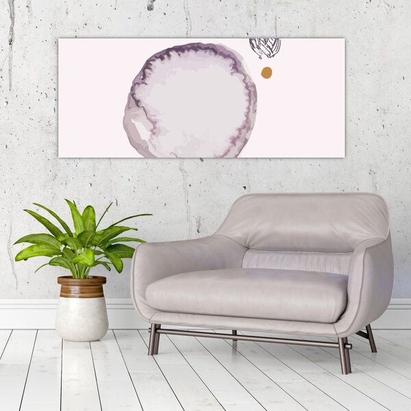 Slika - Ljubičasti minimalizam N⁰4 (120x50 cm)