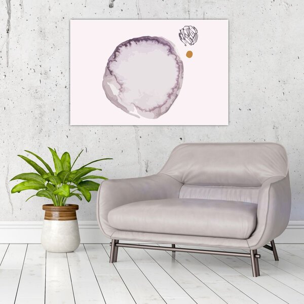 Slika - Ljubičasti minimalizam N⁰4 (90x60 cm)