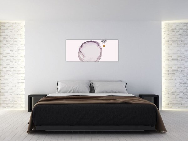 Slika - Ljubičasti minimalizam N⁰4 (120x50 cm)