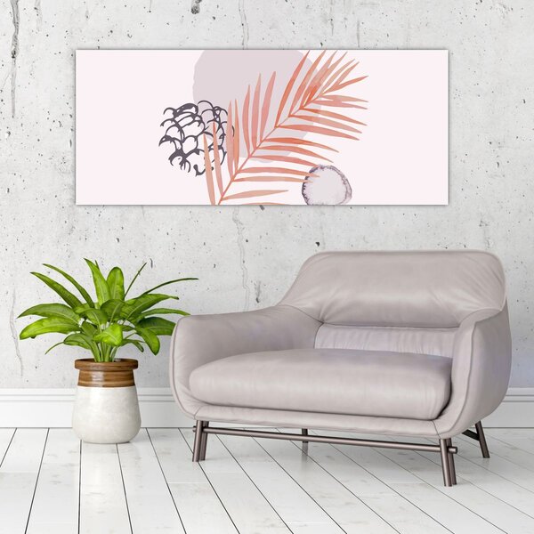 Slika - Ljubičasti minimalizam N⁰3 (120x50 cm)