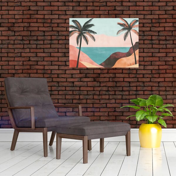 Slika - Palme uz more (70x50 cm)