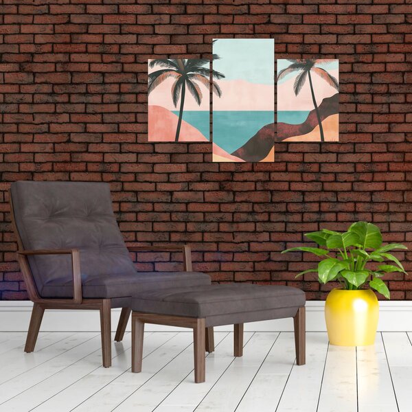 Slika - Palme uz more (90x60 cm)