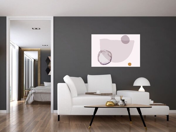 Slika - Ljubičasti minimalizam N⁰2 (90x60 cm)
