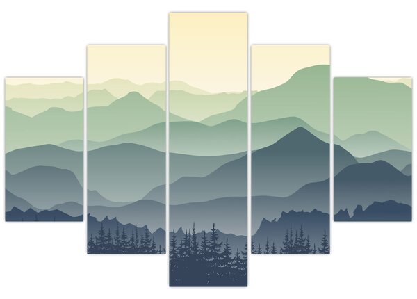 Slika - Šumska planina (150x105 cm)
