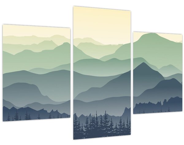 Slika - Šumska planina (90x60 cm)