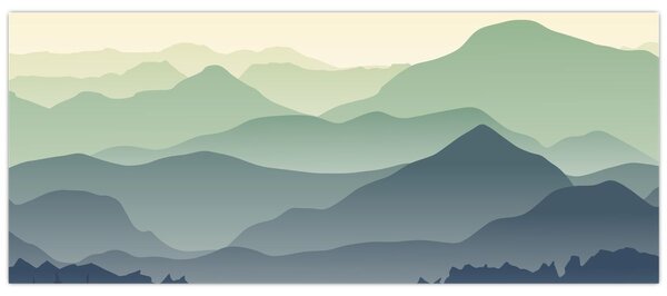 Slika - Šumska planina (120x50 cm)