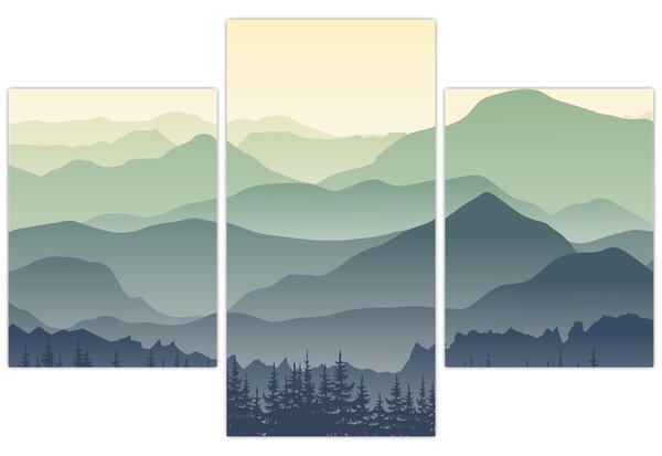 Slika - Šumska planina (90x60 cm)