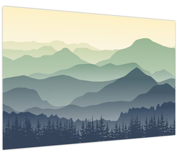 Slika - Šumska planina (90x60 cm)