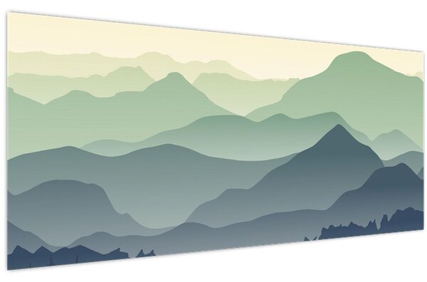 Slika - Šumska planina (120x50 cm)