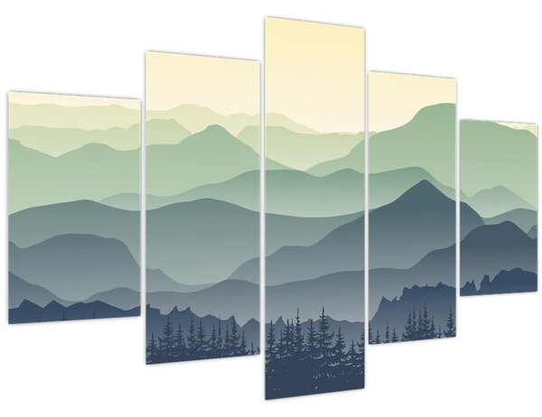 Slika - Šumska planina (150x105 cm)