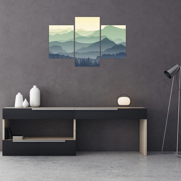 Slika - Šumska planina (90x60 cm)