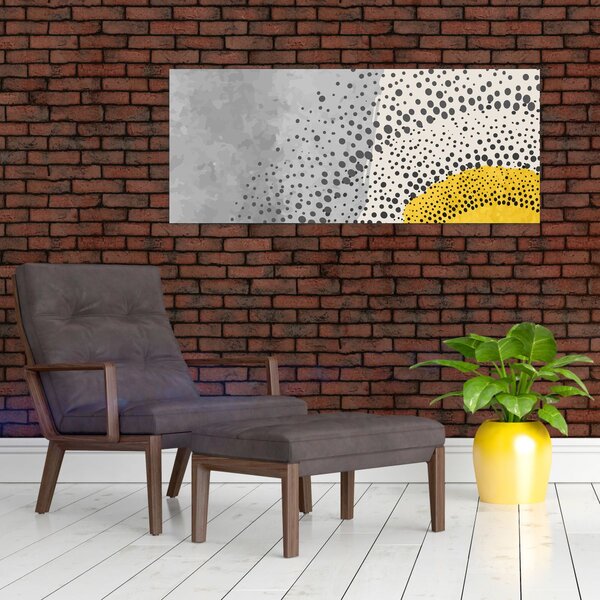 Slika - Apstraktna slika plaže N⁰3 (120x50 cm)