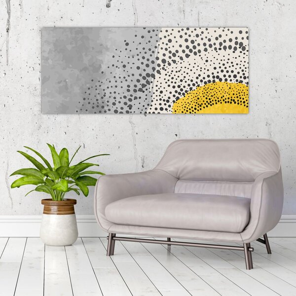 Slika - Apstraktna slika plaže N⁰3 (120x50 cm)