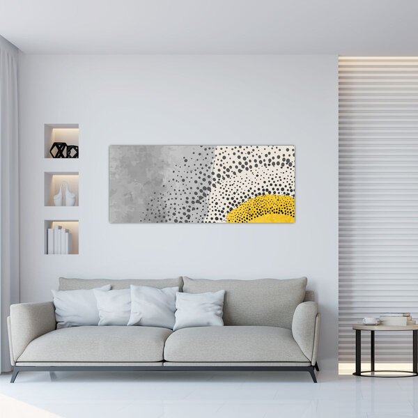 Slika - Apstraktna slika plaže N⁰3 (120x50 cm)