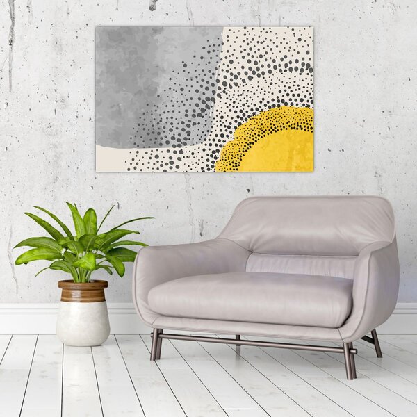 Slika - Apstraktna slika plaže N⁰3 (90x60 cm)