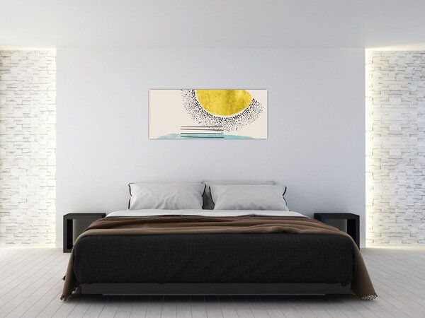 Slika - Apstraktna slika plaže N⁰2 (120x50 cm)
