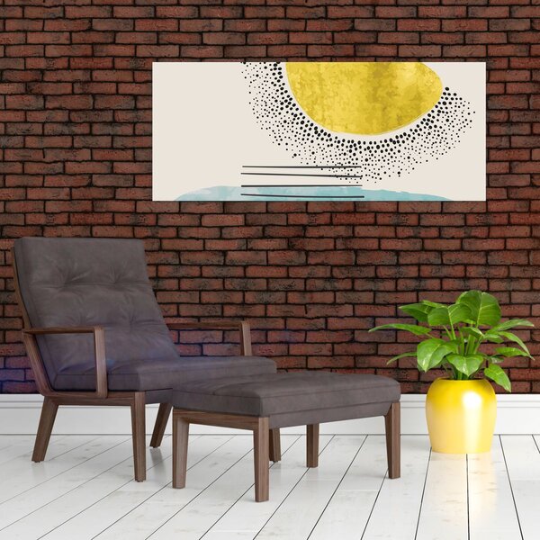 Slika - Apstraktna slika plaže N⁰2 (120x50 cm)