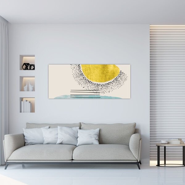 Slika - Apstraktna slika plaže N⁰2 (120x50 cm)