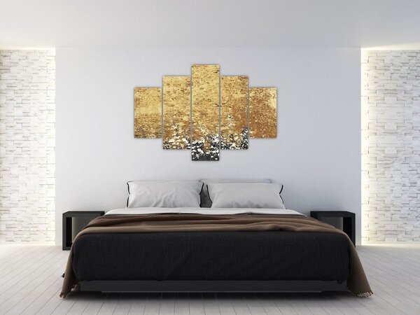 Slika - Zlatna struktura N⁰3 (150x105 cm)