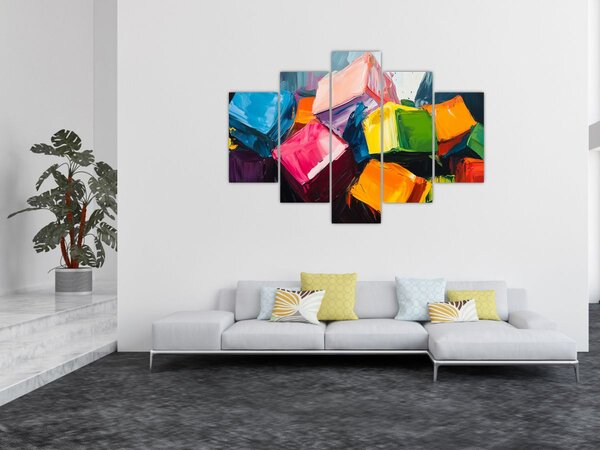 Slika - Šarene kocke (150x105 cm)
