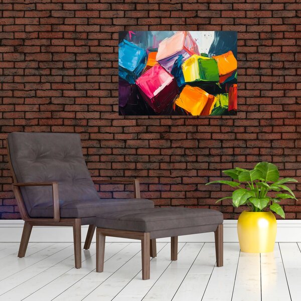 Slika - Šarene kocke (70x50 cm)