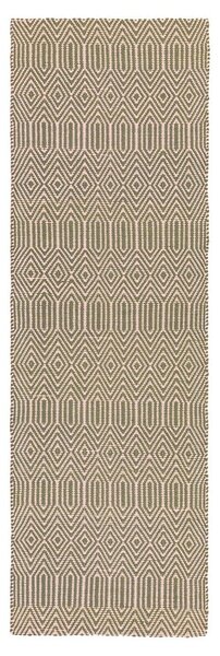 Svjetlo smeđi vuneni tepih staza 66x200 cm Sloan – Asiatic Carpets