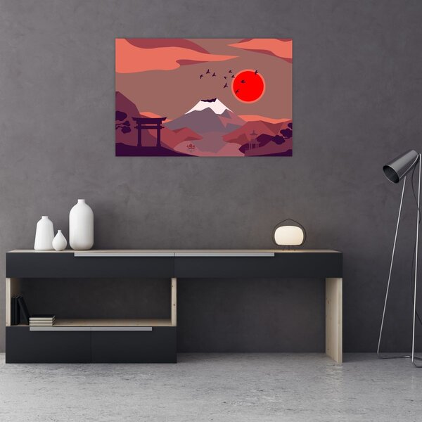 Slika - Planine Fuji (90x60 cm)