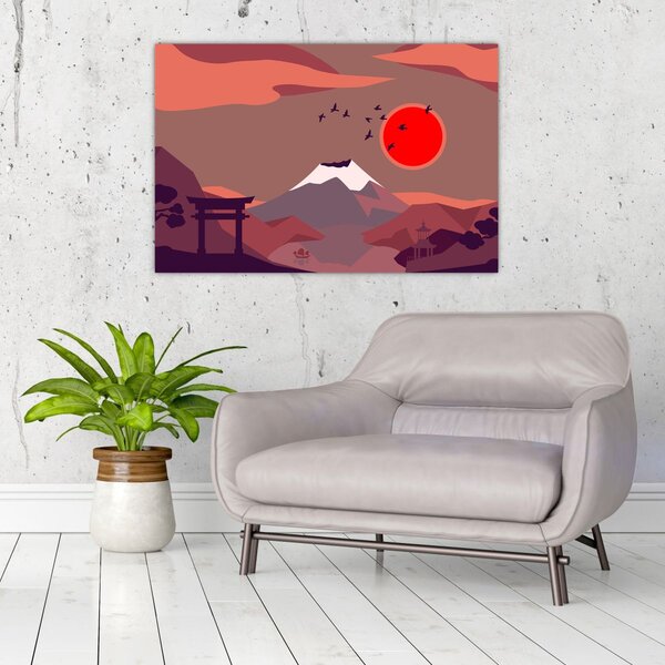 Slika - Planine Fuji (90x60 cm)