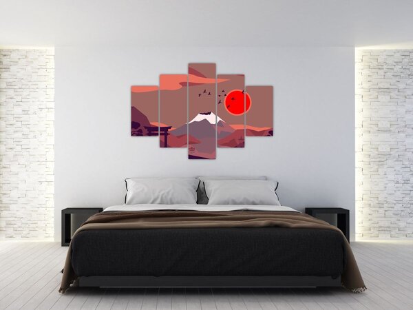 Slika - Planine Fuji (150x105 cm)