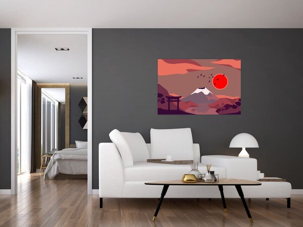 Slika - Planine Fuji (90x60 cm)