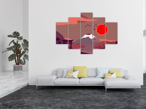 Slika - Planine Fuji (150x105 cm)
