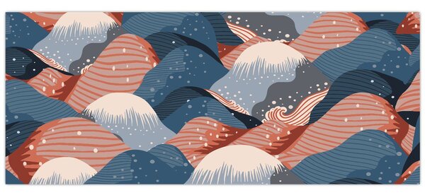 Slika - Japanski valovi (120x50 cm)