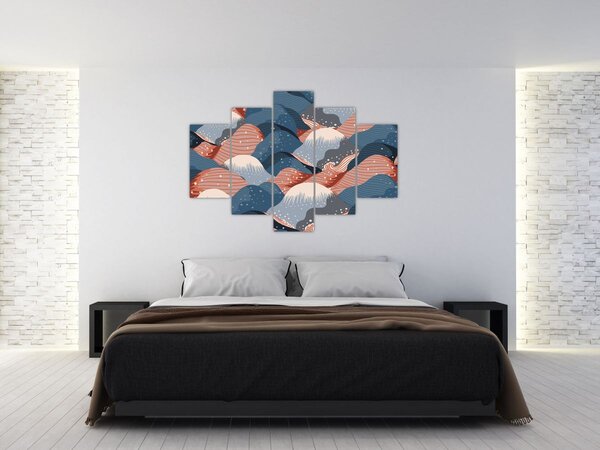 Slika - Japanski valovi (150x105 cm)