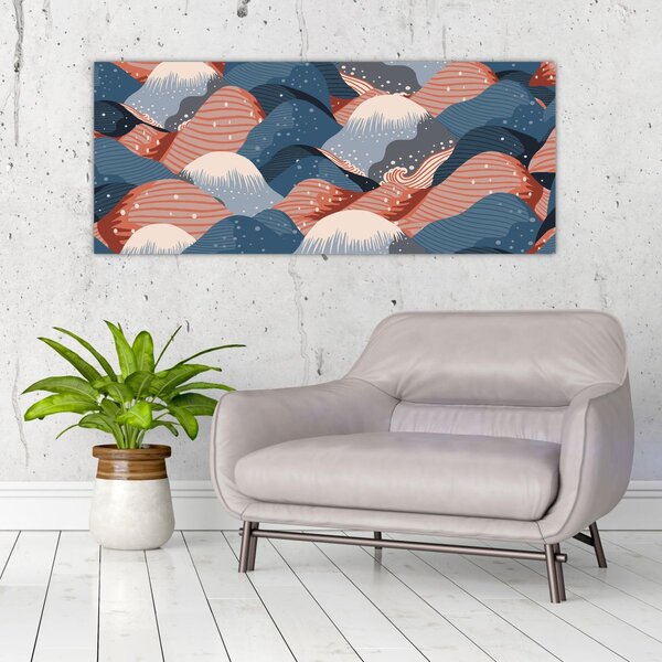 Slika - Japanski valovi (120x50 cm)