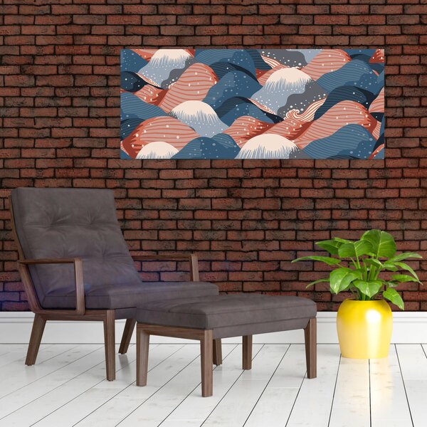 Slika - Japanski valovi (120x50 cm)