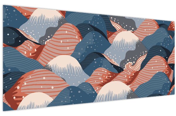 Slika - Japanski valovi (120x50 cm)