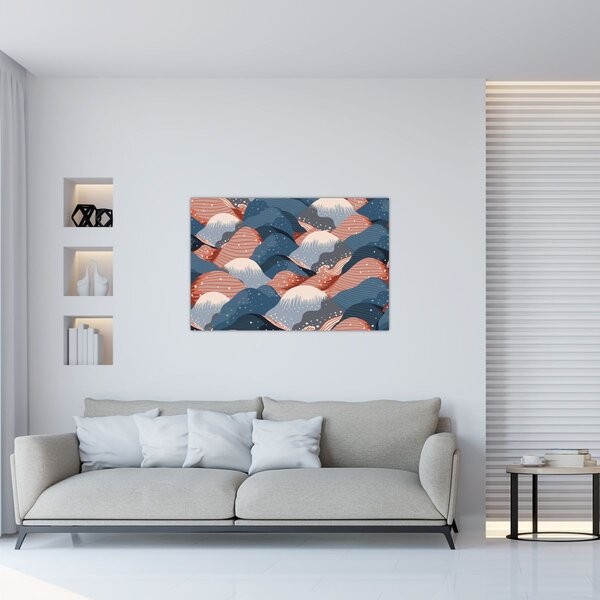 Slika - Japanski valovi (90x60 cm)