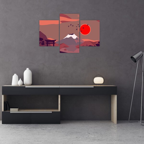 Slika - Planine Fuji (90x60 cm)