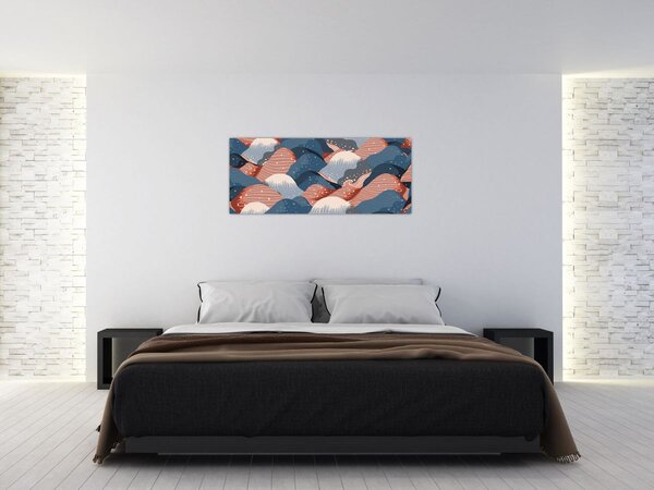 Slika - Japanski valovi (120x50 cm)