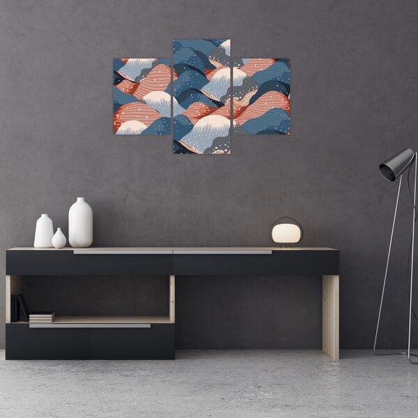 Slika - Japanski valovi (90x60 cm)