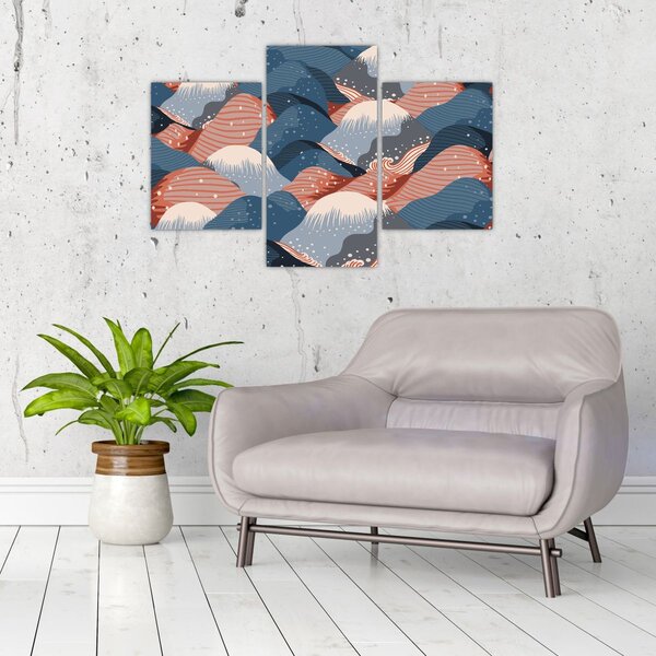 Slika - Japanski valovi (90x60 cm)