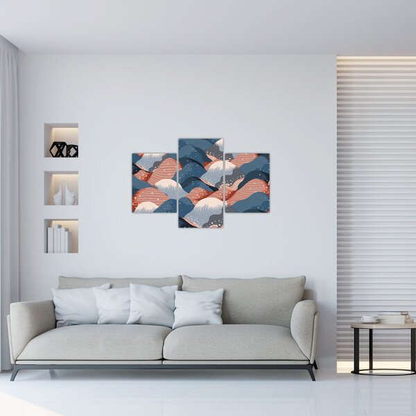 Slika - Japanski valovi (90x60 cm)