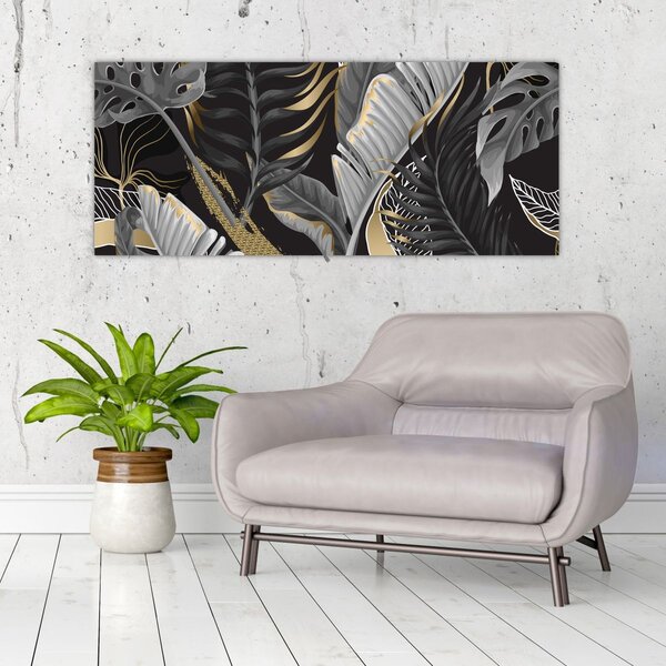 Slika - Zlatna džungla (120x50 cm)